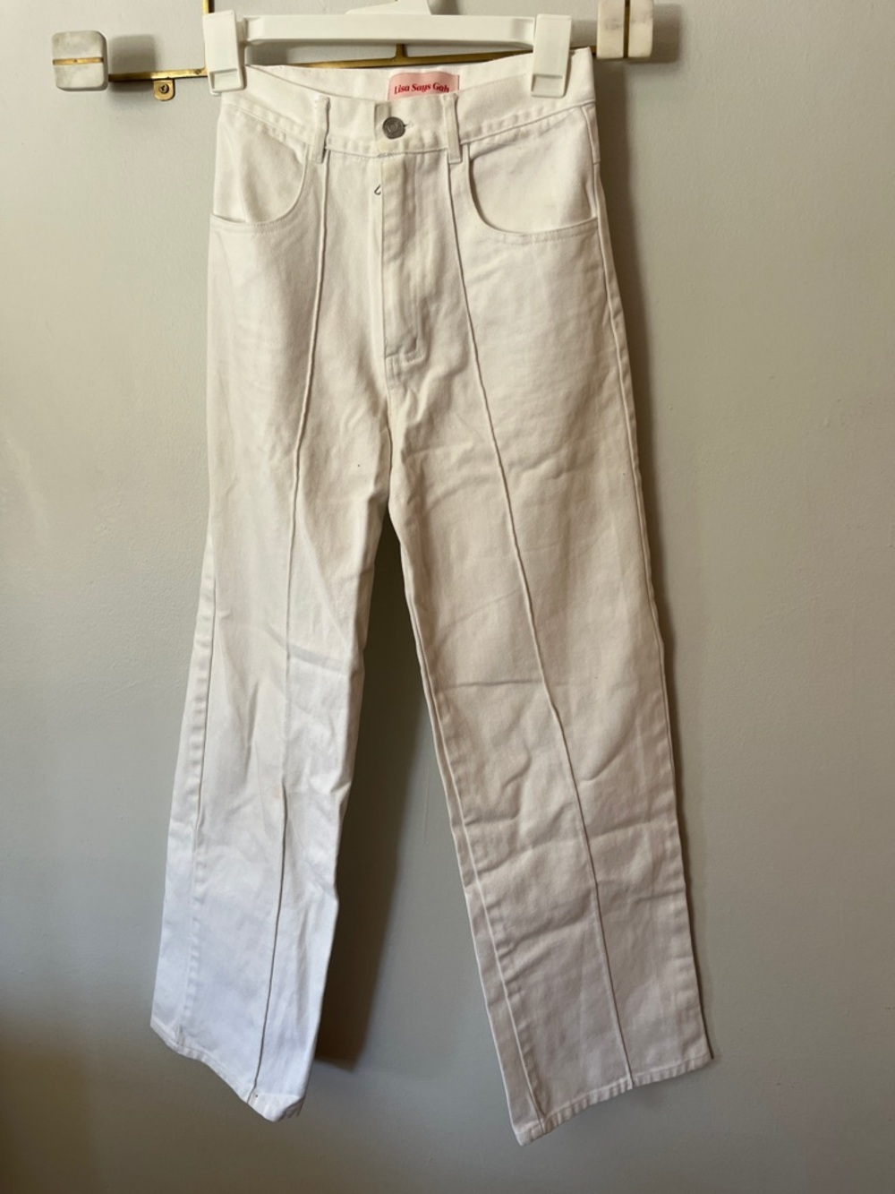 Lisa Says Gah White Jeans size 25